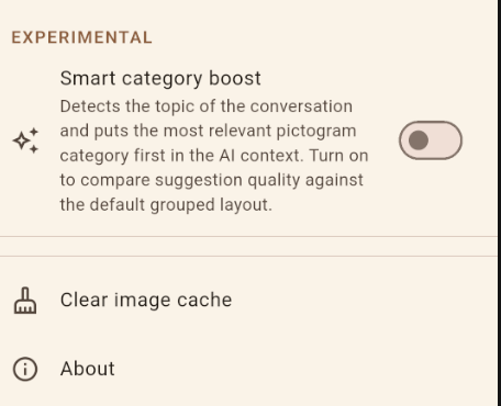Advanced settings